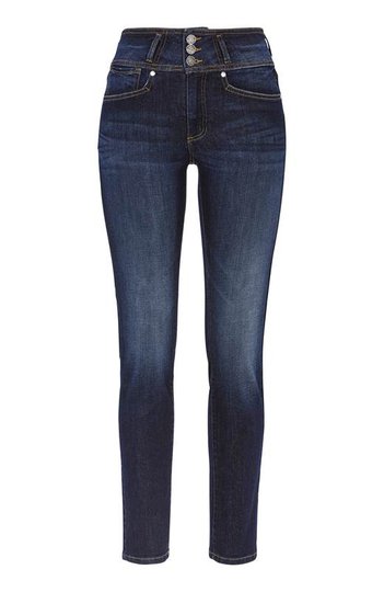 Cellbes Raka jeans med hög midja Jenny Blå denim