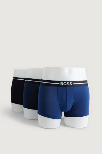 BOSS 3-Pack Boxerkalsonger Trunk Organic Cotton Multi