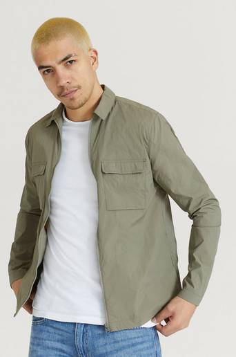 Studio Total Overshirt Nylon Overshirt Grön