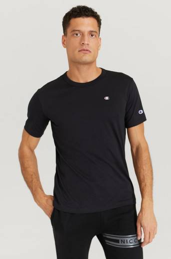 Champion T-Shirt Crewneck T-Shirt Svart