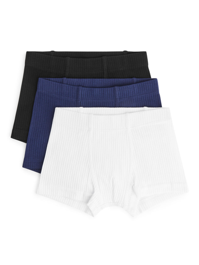 Ribbed Jersey Trunks - Black