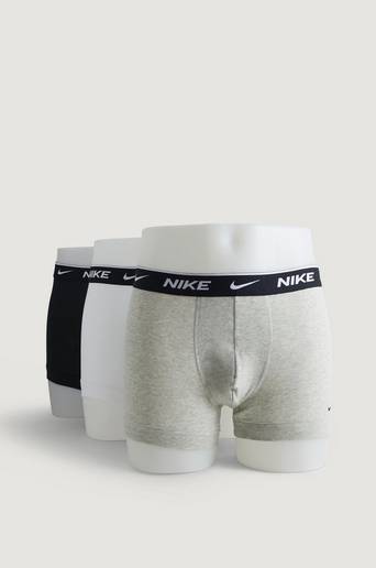 Nike Kalsonger Everyday Cotton Stretch Trunk 3-pack Svart