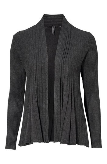 Freequent Cardigan Claudisse Mörk gråmelange