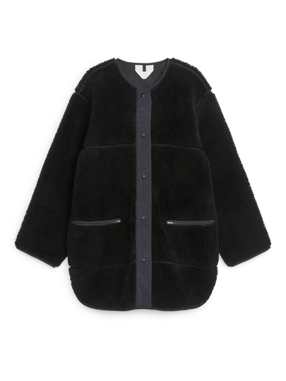 Soft Pile Jacket - Black