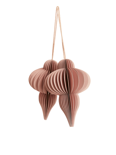 Honeycomb Ornaments 9 cm - Orange