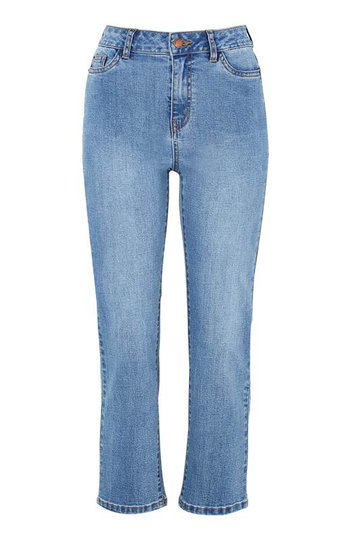 Happy Holly Ankeljeans med raka ben Maja Ljus denim