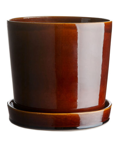 Terracotta Flower Pot 22 cm - Red