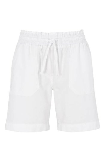 Cellbes Shorts med resårmidja Vit
