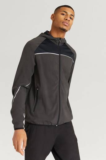 Studio Total Athleisure Löparjacka Running Jacket With Hood Grå