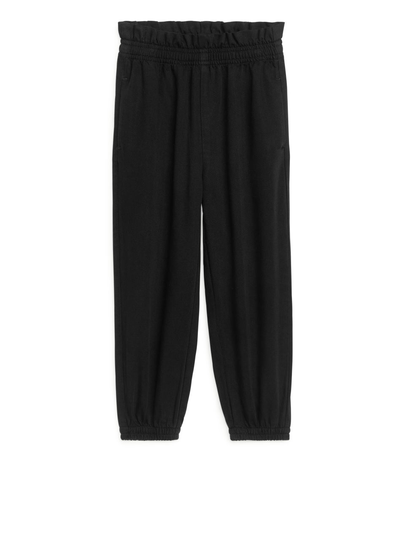Lyocell Pull-On Trousers - Black