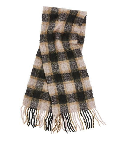 Wool Blend Scarf - Pink