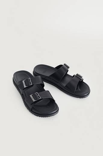 UGG Sandaler M Wainscott BuckleSl Svart