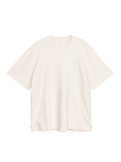 Cotton Towelling T-Shirt - White