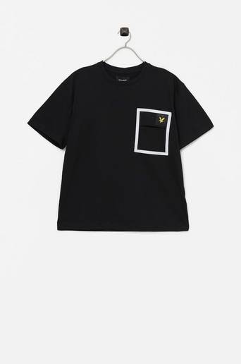 Lyle & Scott T-shirt Heat Sealed Pocket Tee Svart