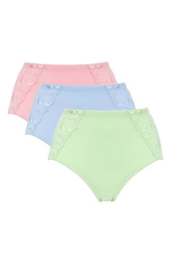 Cellbes Trosa 3-Pack Ljusblå Ljusgrön Ljusrosa