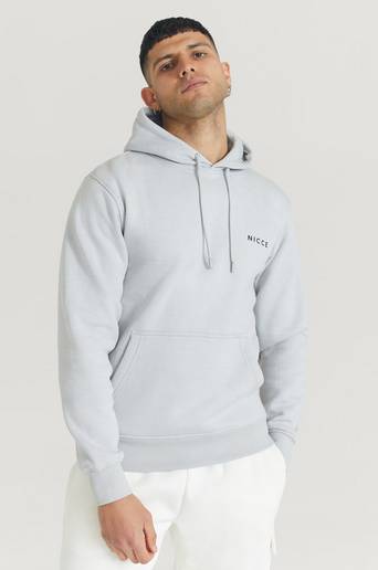 Nicce Hoodie Nicce Chest Logo Hood Grå