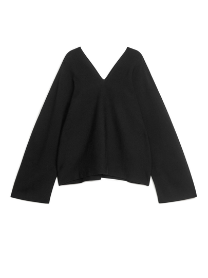Wool Pullover - Black