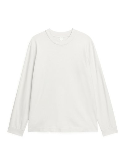 Long-Sleeved Organic Cotton T-Shirt - Grey