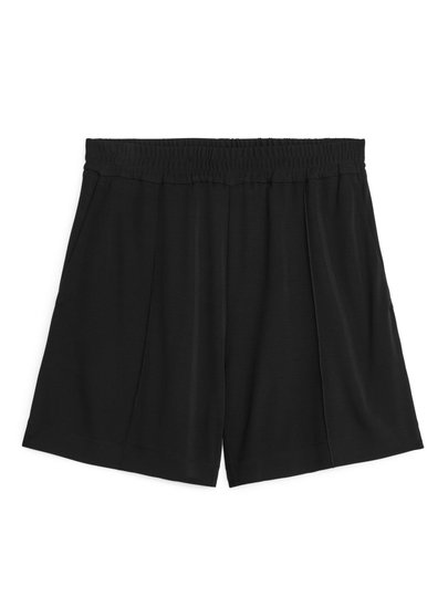 Fluid Jersey Shorts - Black