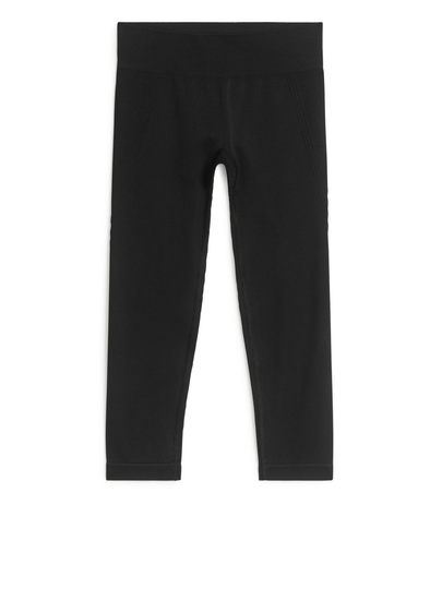 Seamless Sports Leggings - Black