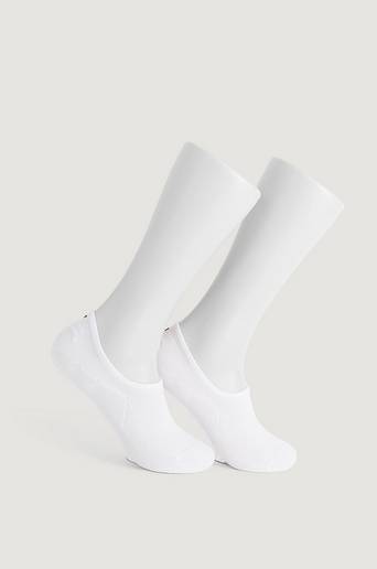 Tommy Hilfiger 2-Pack Strumpor TH Men Footie 2P Vit