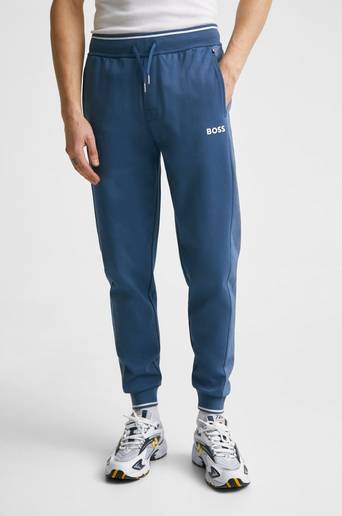 BOSS Mjukisbyxor Tracksuit Pants Blå