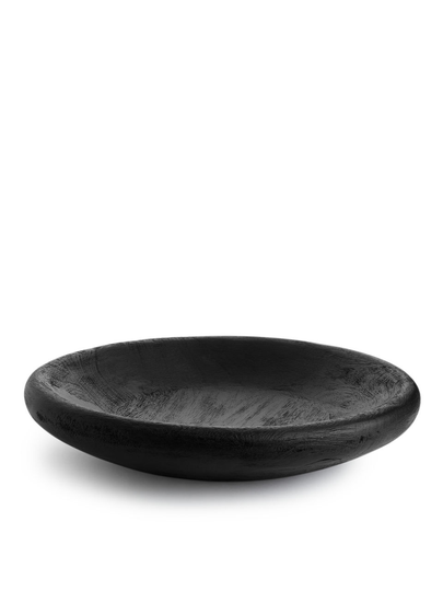 Wooden Serving Bowl - Black