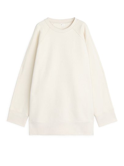 Oversized Sweatshirt - Beige