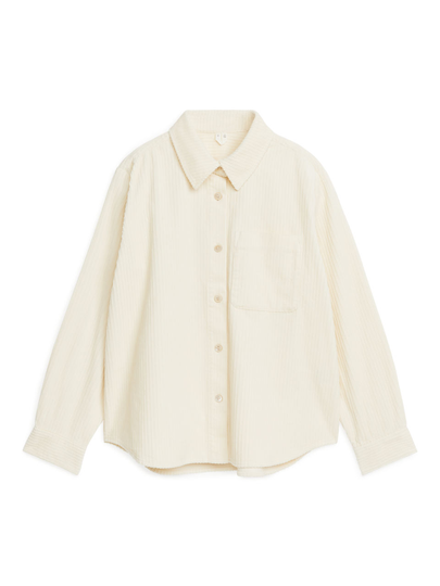 Corduroy Overshirt - Beige