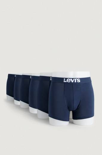 Levi's Boxerkalsonger Solid Basic Boxer 6-pack Blå