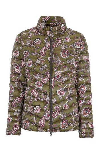 Cellbes Mönstrad lättviktsjacka Khakigrön Paisley