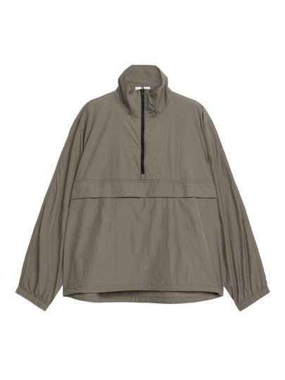 Lightweight Nylon Jacket - Beige