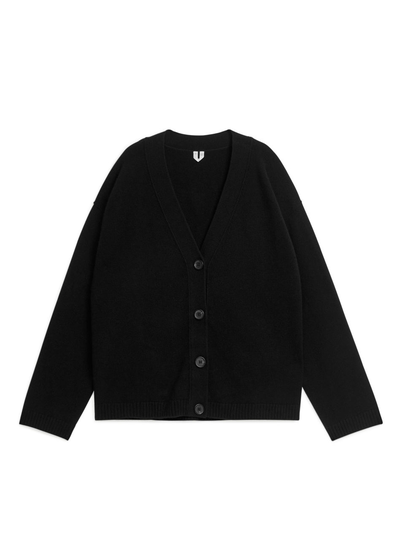 Cashmere Cardigan - Black
