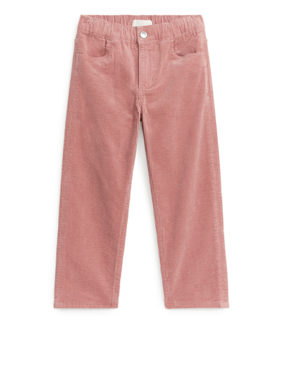 Corduroy Trousers - Pink