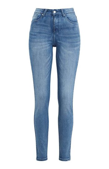 Cellbes Stretchiga femficksjeans Mellanblå Denim