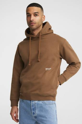 Replay Hoodie Brun