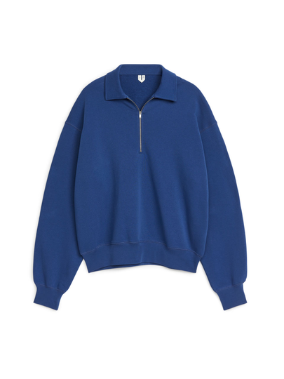 Half-Zip Sweatshirt - Blue