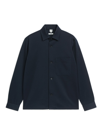 Twill Overshirt - Blue