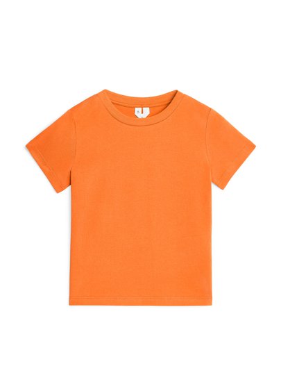 Crew-Neck T-shirt - Orange