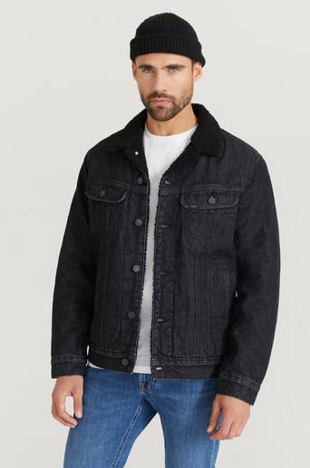 Lee Jacka Sherpa Jacket Svart