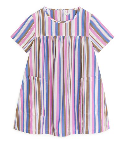 Pima Cotton Poplin Dress - White