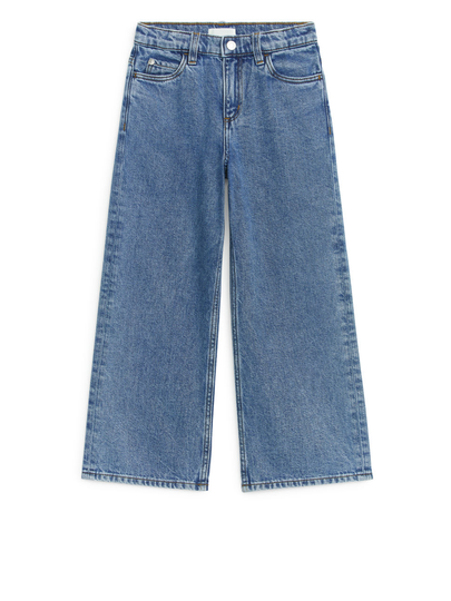 Wide-Leg Jeans - Blue