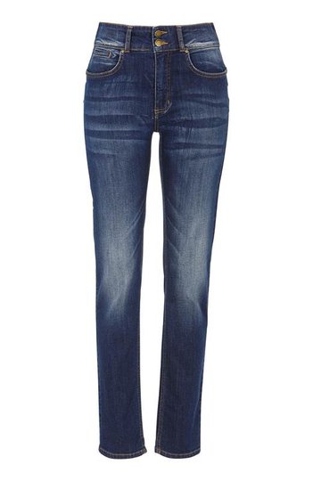 Cellbes Rak push up jeans Selena Mörkblå