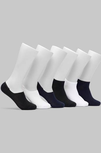 Topeco Strumpor 6-pack Sneaker / No-show Socks Svart