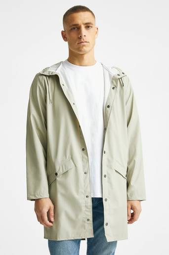 Rains Regnjacka Long Jacket Grå