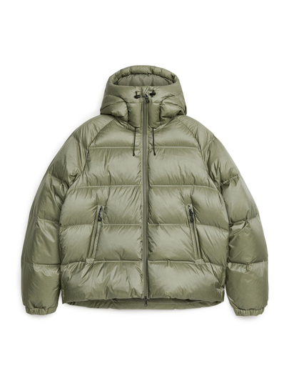Sporty Down Jacket - Green