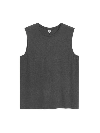 Active Mesh Tank Top - Black