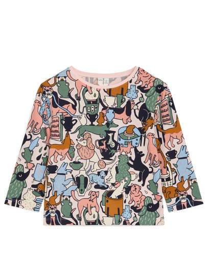 Printed Top - Pink