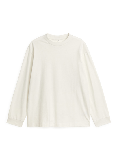 Lightweight Long-Sleeved T-Shirt - White