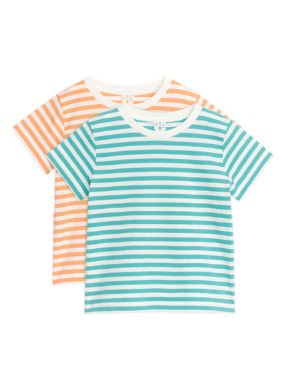 Crew-Neck T-shirt Set of 2 - Green
